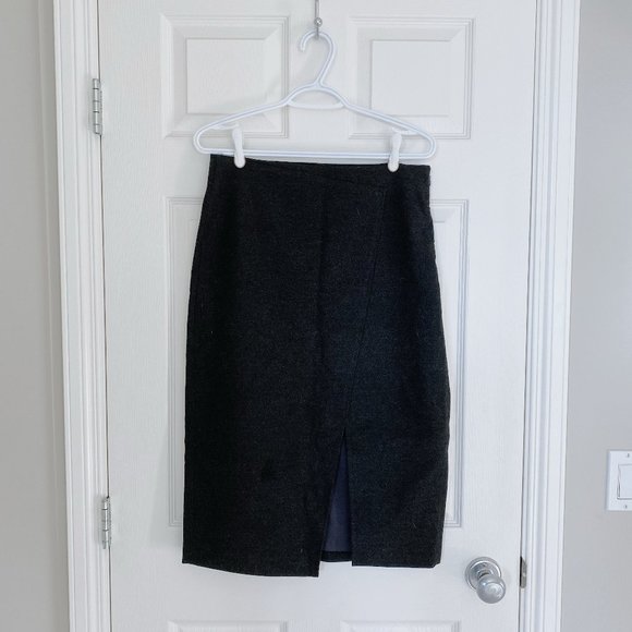 Grey Aritzia Pencil Skirt - Picture 1 of 4